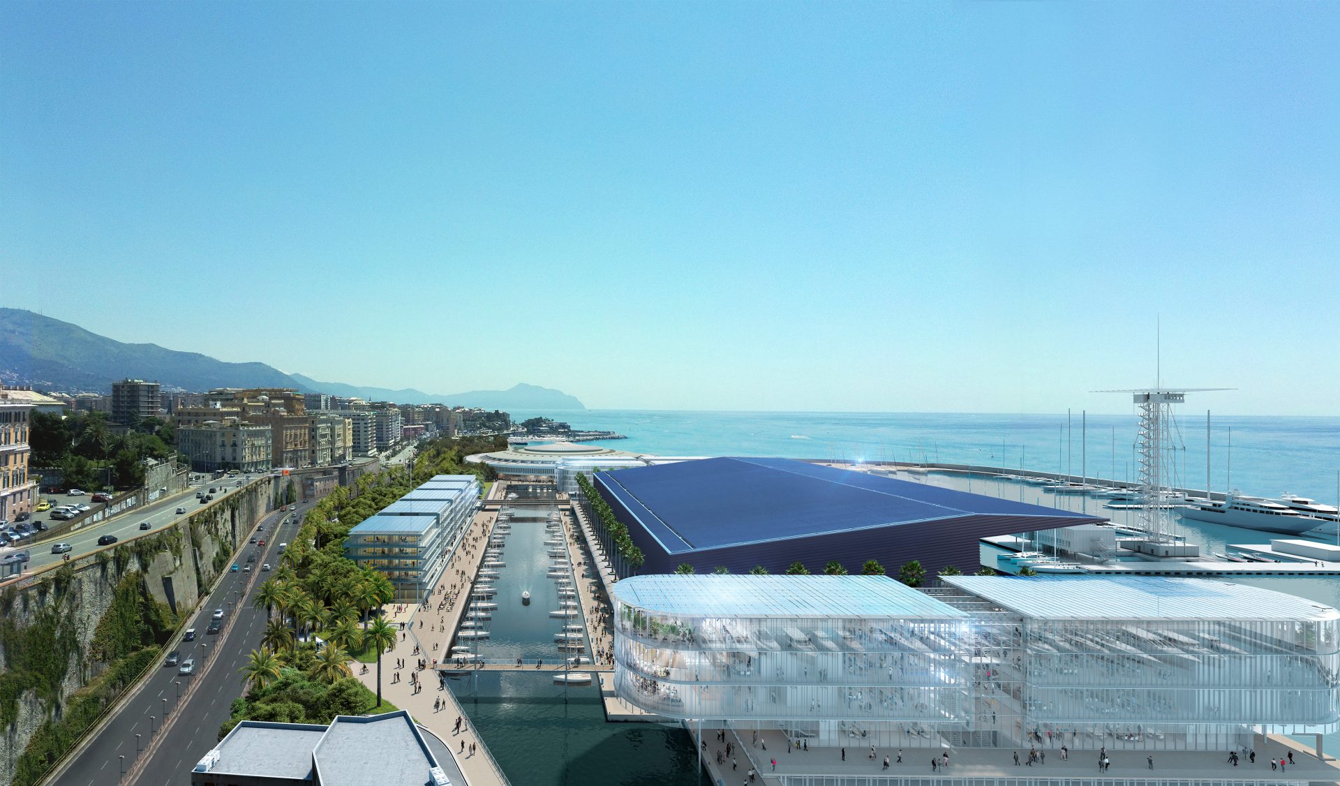 Waterfront di Levante, ecco come sarà la Fabbrica delle Idee: una hub per i giovani “in volo” tra acqua e terra