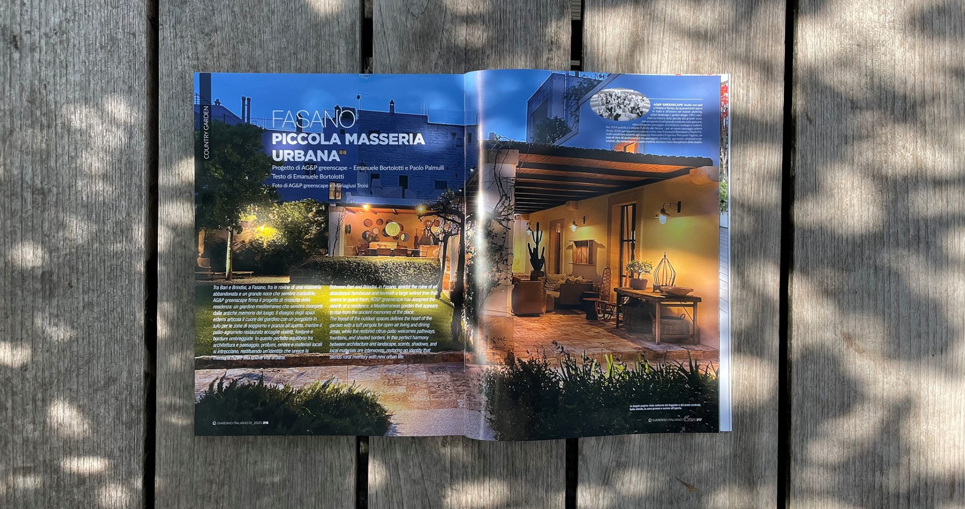Giardino Italiano 12: racconto di una piccola masseria in equilibrio tra memoria rurale e una nuova vita urbana