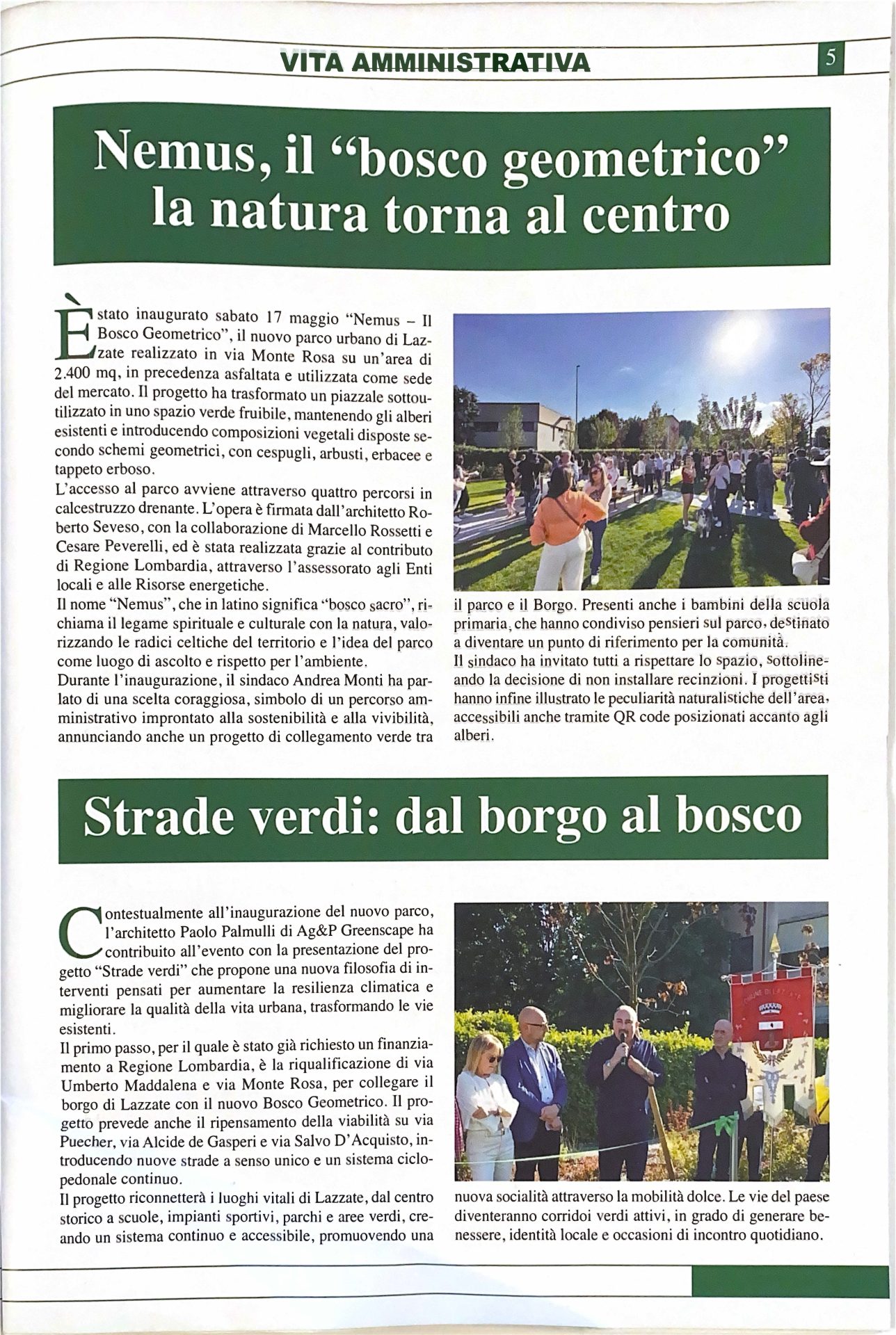 Strade verdi: dal borgo al bosco – Vivere Lazzate