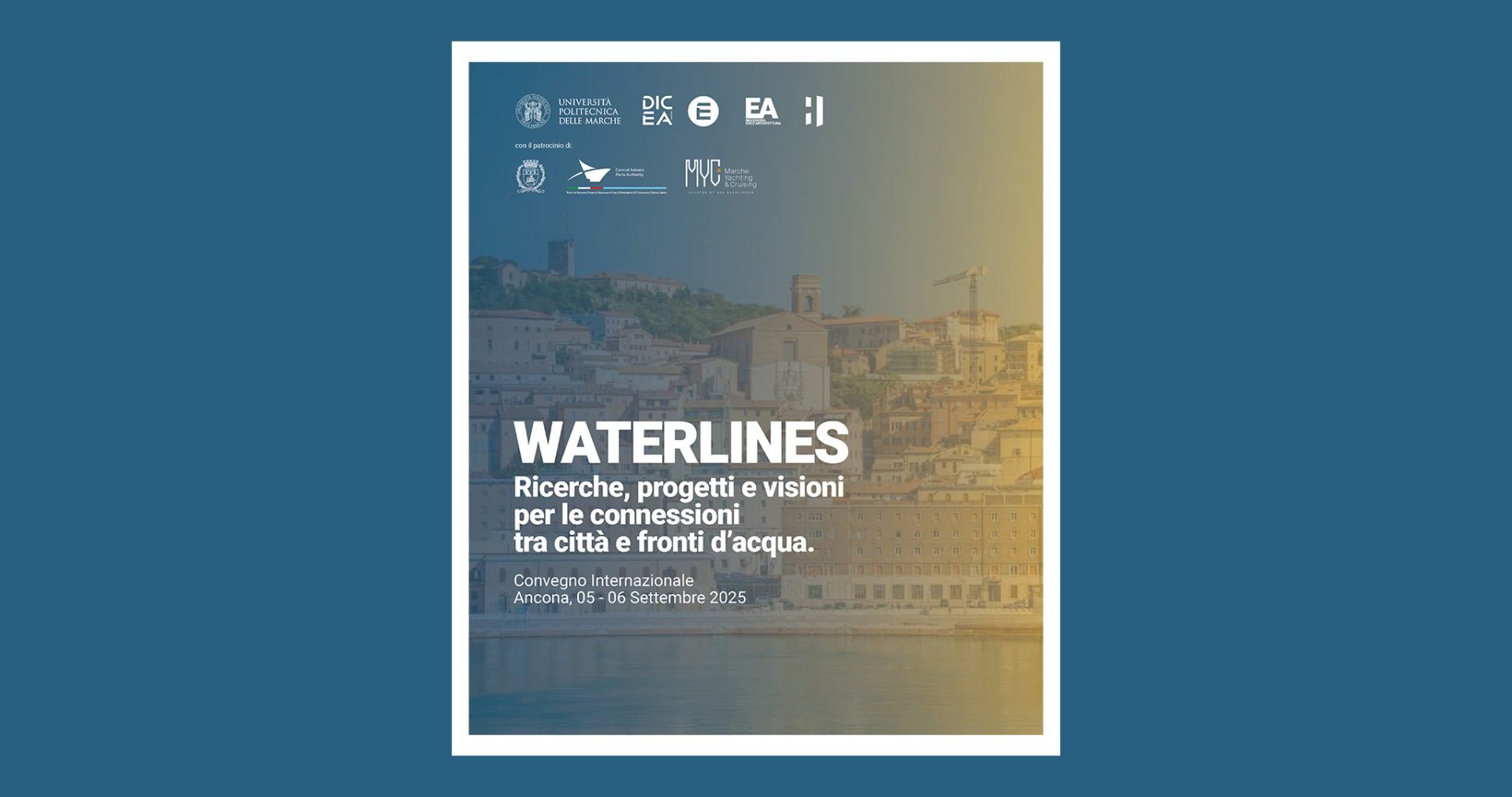 Convegno Internazionale “WATERLINES. Ricerche, progetti e visioni per le connessioni tra città e waterfront”