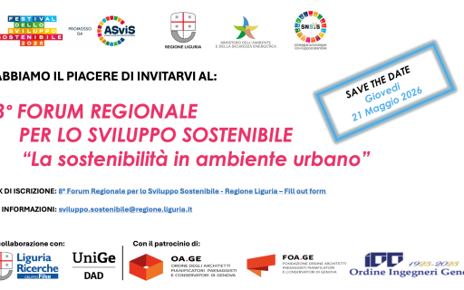 Alessandro Frigerio relatore all’8° Forum Regionale per lo Sviluppo Sostenibile | 21 maggio