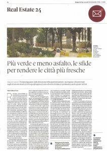 Più verde e meno asfalto, le sfide per rendere le città più fresche – Il Sole 24 Ore